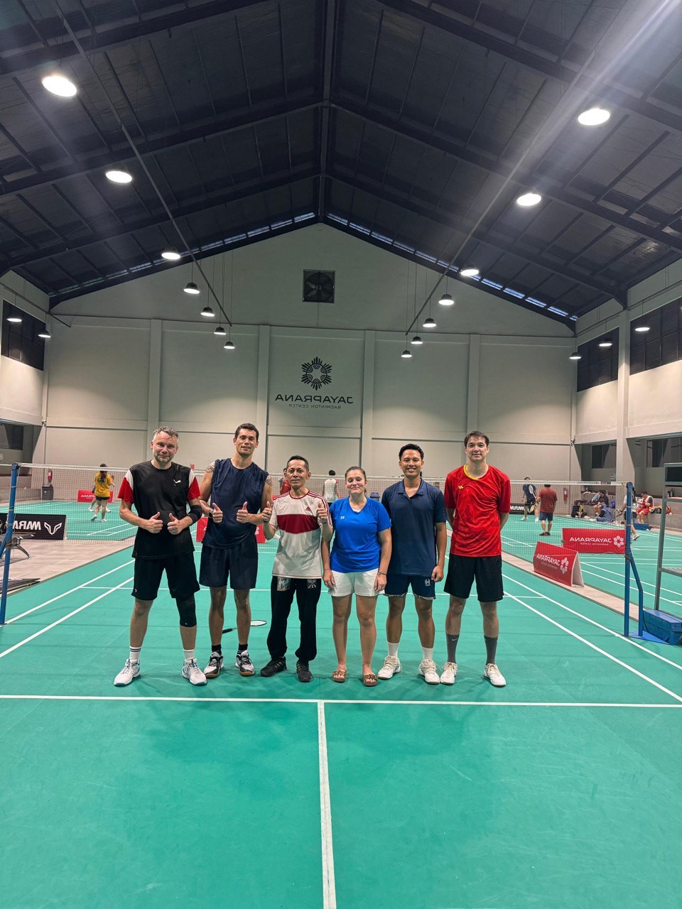 Intensive badminton bootcamp training in Bali
